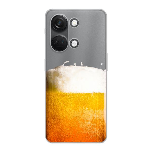 Funda OnePlus Nord 3 flexible transparente con Cerveza Recién Tirada - Estampado de cerveza