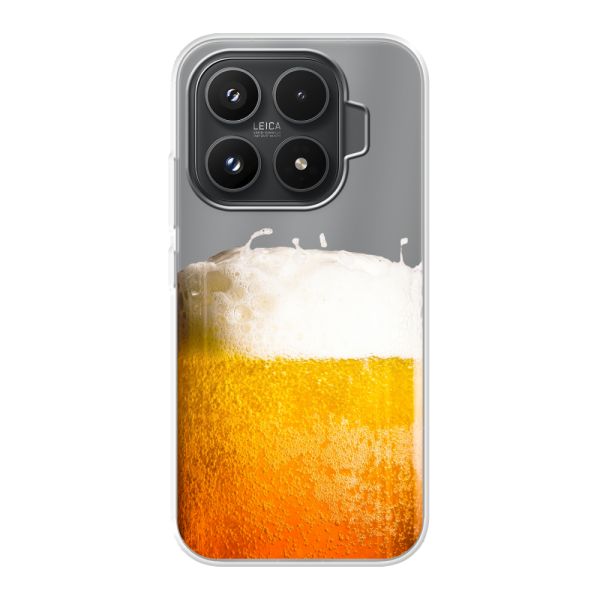 Coque Xiaomi 17T flexible transparente avec Bière Fraîchement Tirée - Imprimé bière