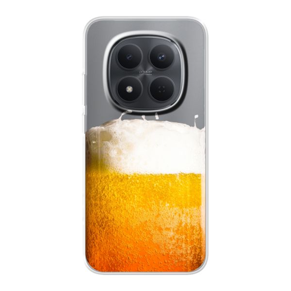 Funda Xiaomi Redmi Note 15 Pro (5G) flexible transparente con Cerveza Recién Tirada - Estampado de cerveza