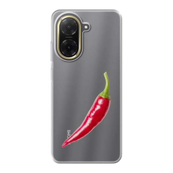 Transparant flexibel Xiaomi Redmi A5 4G hoesje met Rode Peper - Pittig Design
