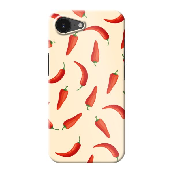Funda hard case iPhone 17e totalmente impresa con pimientos rojos – Estampado Chili Pepper