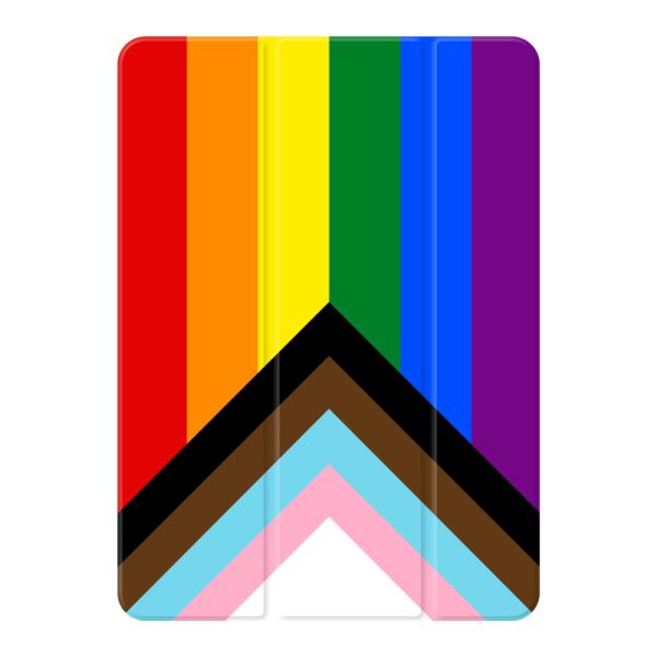 iPad Air (2020 & 2022) Smart Case avec drapeau Progress Pride - design arc-en-ciel