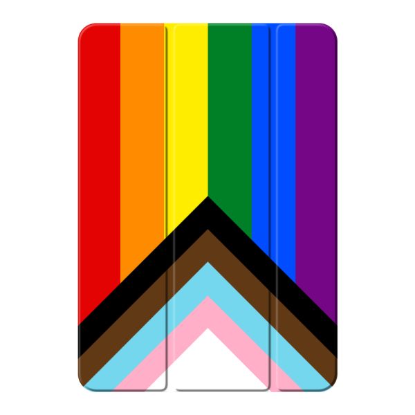 iPad (2017 & 2018) Smart Case con bandera Progress Pride - diseño arcoíris