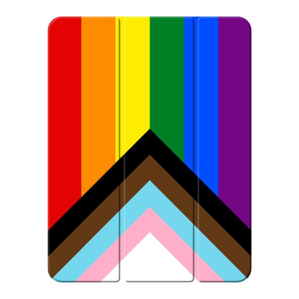 iPad Pro 13-inch (2024 & 2025) Smart Case avec drapeau Progress Pride - design arc-en-ciel