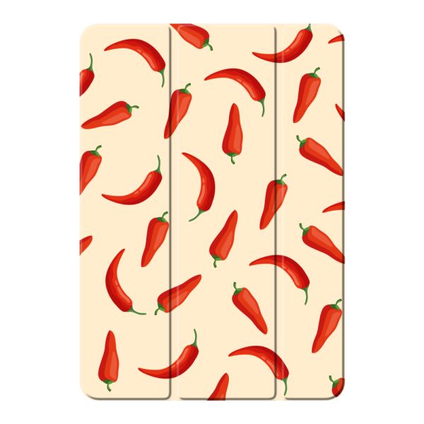iPad (2017 & 2018) Smart Case con guindillas rojas - Estampado Chili Pepper