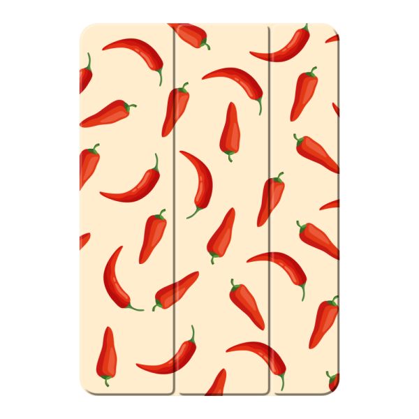 iPad (2019, 2020 & 2021) Smart Case con guindillas rojas - Estampado Chili Pepper