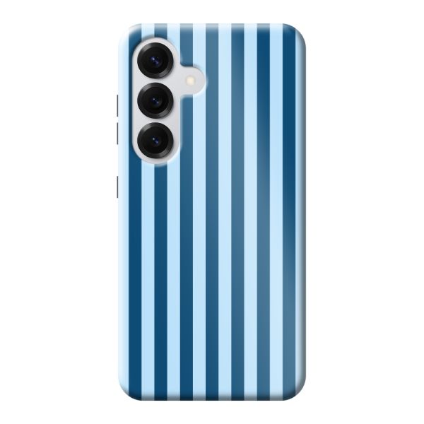 Funda Samsung Galaxy S25 extra resistente con rayas azules