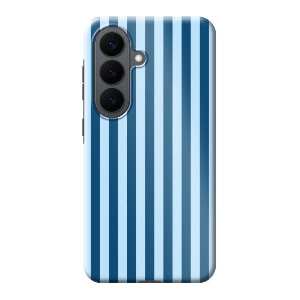 Extra sterk Samsung Galaxy S26 hoesje met blauwe strepen
