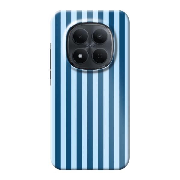 Funda Xiaomi Redmi Note Pro 15 (5G) extra resistente con rayas azules