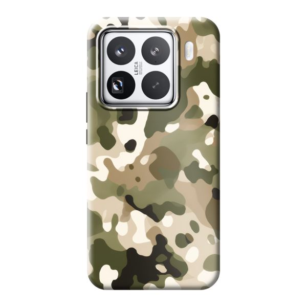 Extra sterk Xiaomi 15 Pro hoesje met Camouflage Print - Legerprint