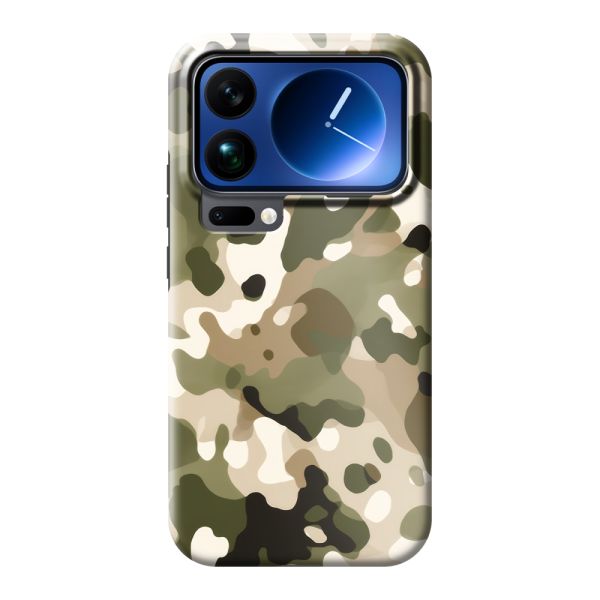 Extra sterk Xiaomi 17 Pro Max hoesje met Camouflage Print - Legerprint