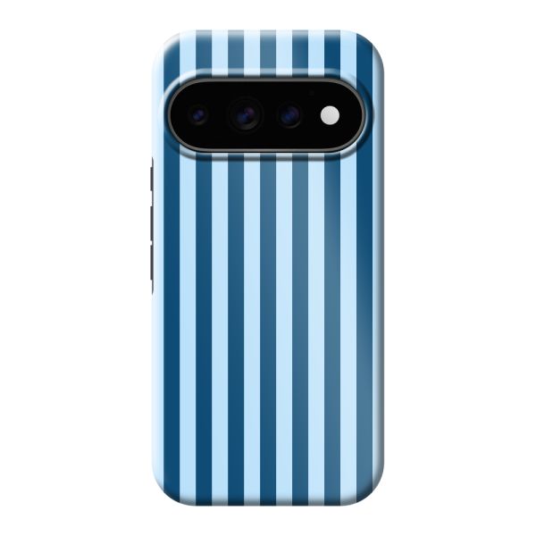 Extra sterk Google Pixel 11 Pro hoesje met blauwe strepen