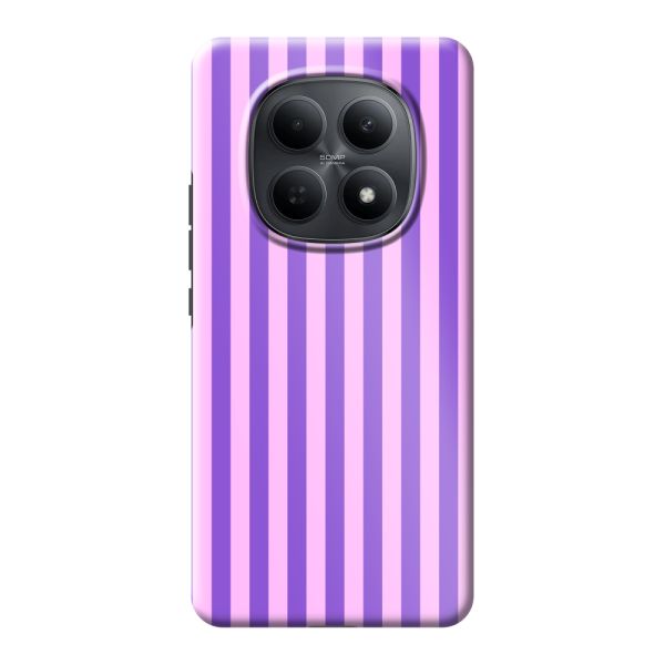 Extra sterk Xiaomi Redmi Note 15 5G hoesje met Paars-roze pastelstrepen