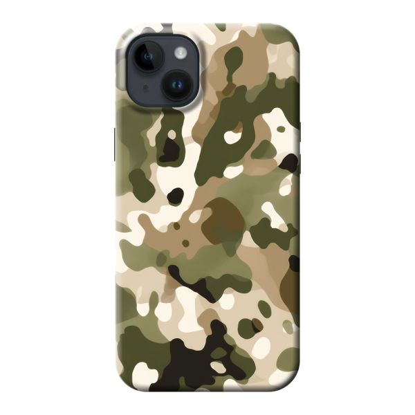 Coque iPhone 14 Plus ultra-résistante avec imprimé camouflage - Motif militaire