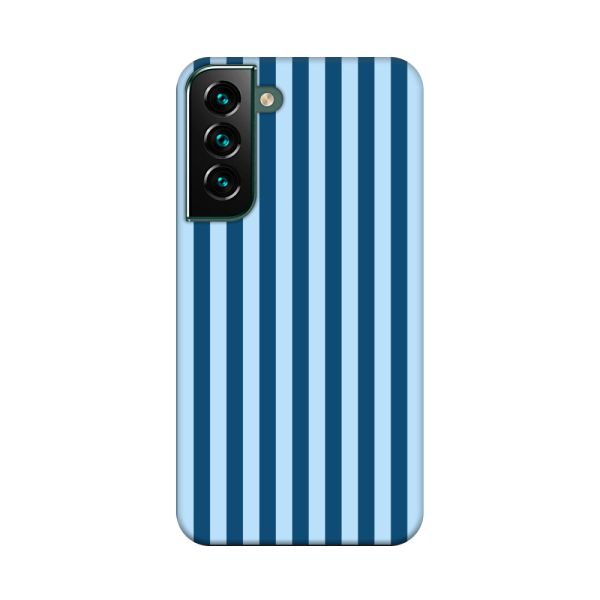 Extra sterk Samsung Galaxy S22 Plus hoesje met blauwe strepen