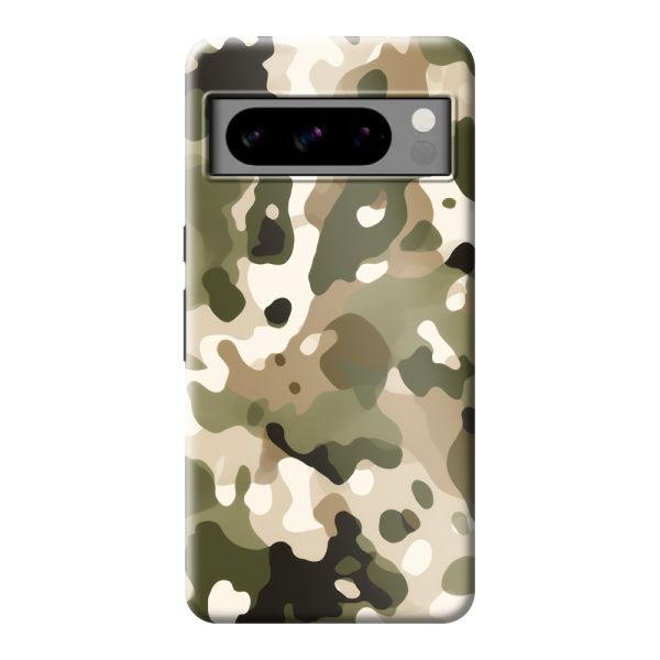 Coque Google Pixel 8 Pro ultra-résistante avec imprimé camouflage - Motif militaire