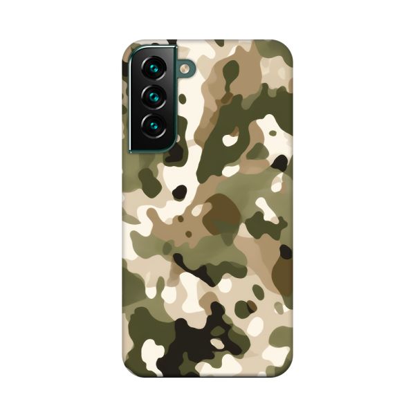 Extra sterk Samsung Galaxy S22 Plus hoesje met Camouflage Print - Legerprint