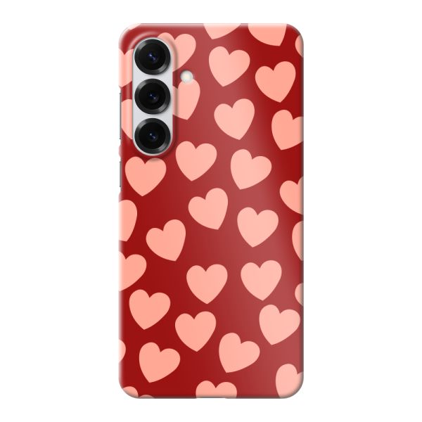 Coque hard case Samsung Galaxy S25 Plus entièrement imprimée aux Petits Cœurs Légers