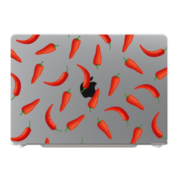 Premium MacBook Air 15-inch Case mit Chilischoten - Rote Chilischoten Transparent