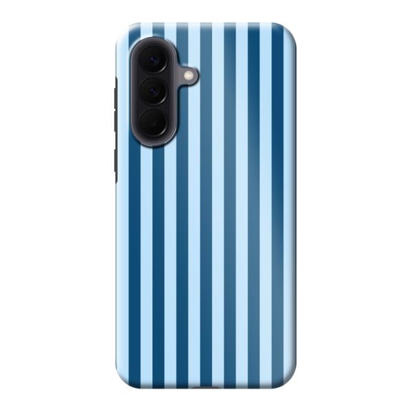 Coque Samsung Galaxy A57 ultra-résistante à rayures bleues