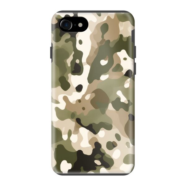 Besonders robuste iPhone 7 Hülle mit Camouflage-Print - Tarnmuster