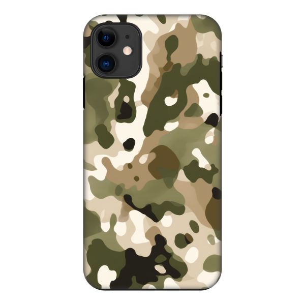 Coque iPhone 11 ultra-résistante avec imprimé camouflage - Motif militaire