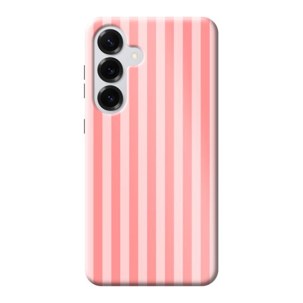 Coque Samsung Galaxy S25 Plus ultra-résistante à rayures corail et rose