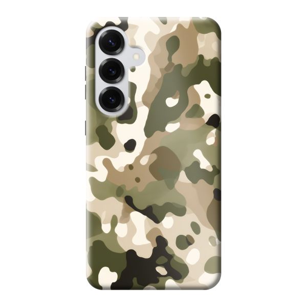Coque Samsung Galaxy S25 Plus ultra-résistante avec imprimé camouflage - Motif militaire