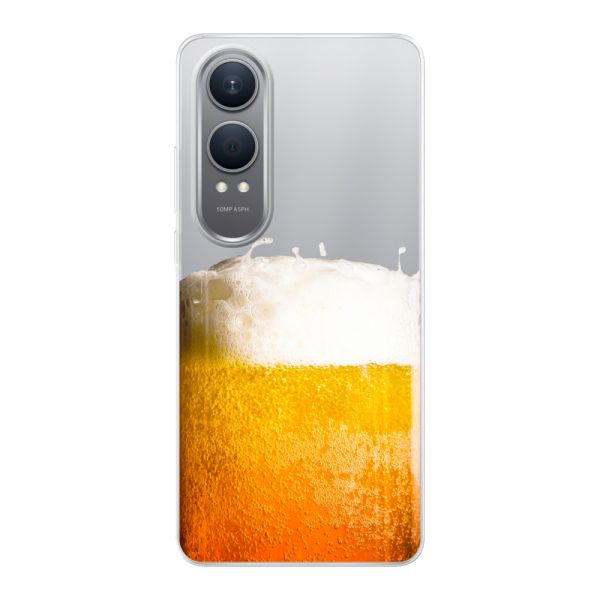 Transparant flexibel OnePlus Nord CE 4 Lite hoesje met Vers Getapt Biertje - Bierprint