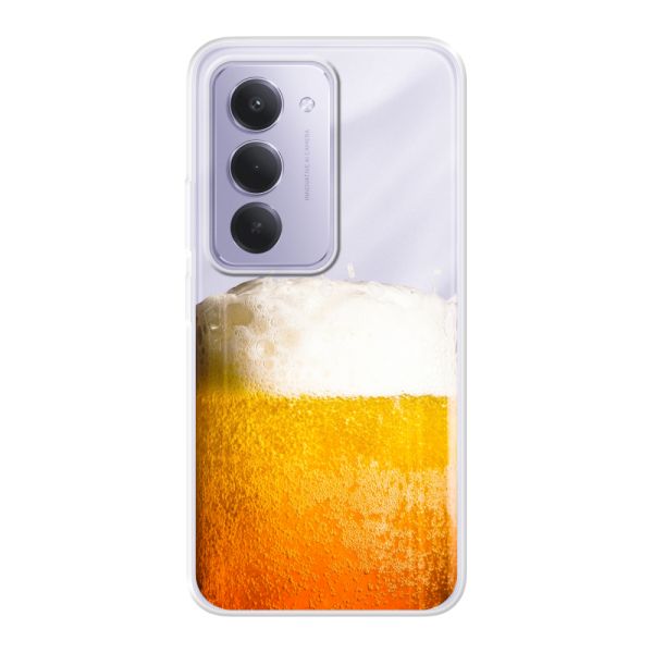 Coque Xiaomi Redmi 15 4G flexible transparente avec Bière Fraîchement Tirée - Imprimé bière