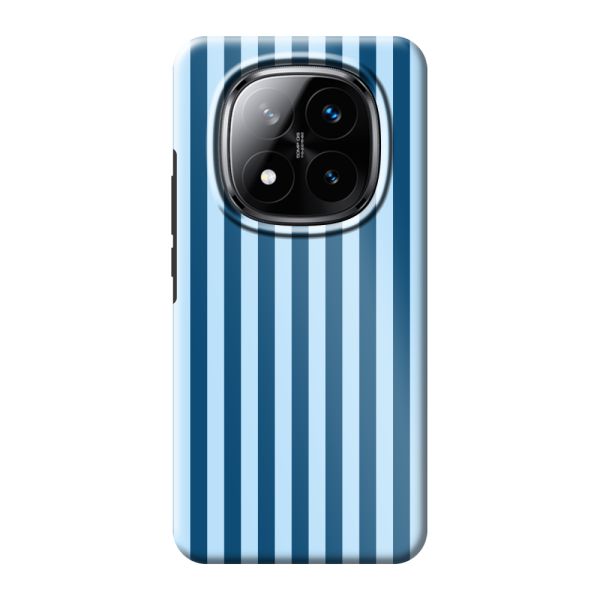 Funda Xiaomi Redmi Note 14 Pro+ extra resistente con rayas azules