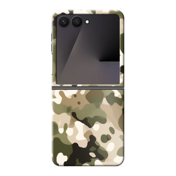 Coque Samsung Galaxy Z Flip7 ultra-résistante avec imprimé camouflage - Motif militaire