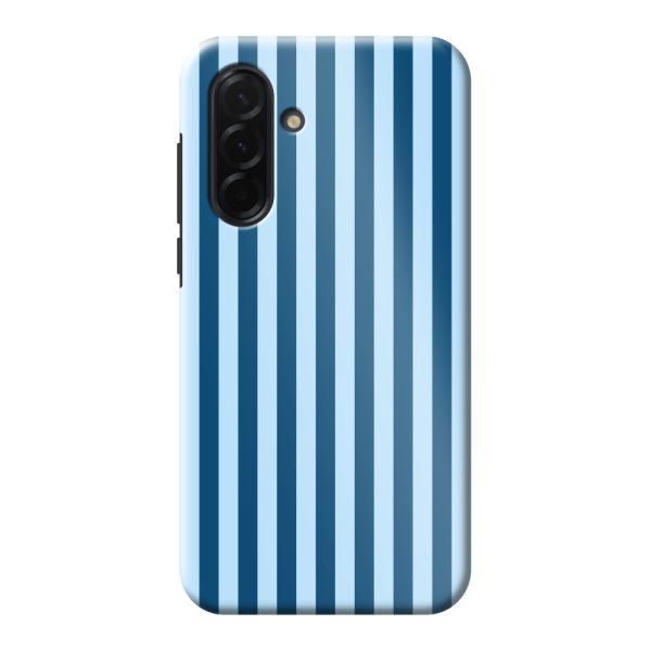 Coque Samsung Galaxy A36 ultra-résistante à rayures bleues