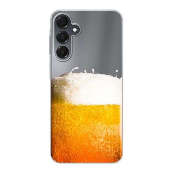 Coque Samsung Galaxy A16 flexible transparente avec Bière Fraîchement Tirée - Imprimé bière