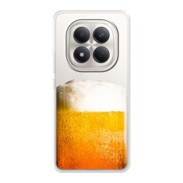Coque Xiaomi Redmi Note 15 Pro 4G flexible transparente avec Bière Fraîchement Tirée - Imprimé bière