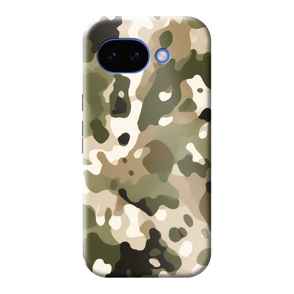 Besonders robuste Google Pixel 10A Hülle mit Camouflage-Print - Tarnmuster