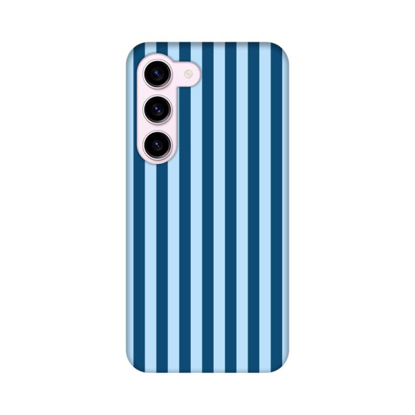 Coque Samsung Galaxy S23 ultra-résistante à rayures bleues
