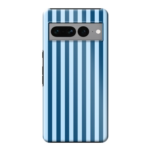 Besonders robuste Google Pixel 7 Pro Hülle mit blauen Streifen