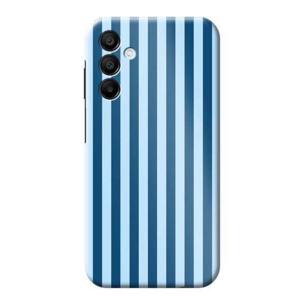 Extra sterk Samsung Galaxy A15 hoesje met blauwe strepen