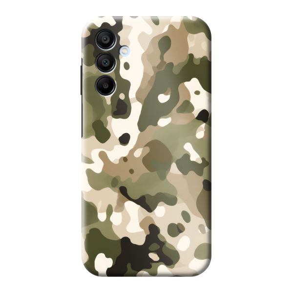 Extra sterk Samsung Galaxy A15 hoesje met Camouflage Print - Legerprint