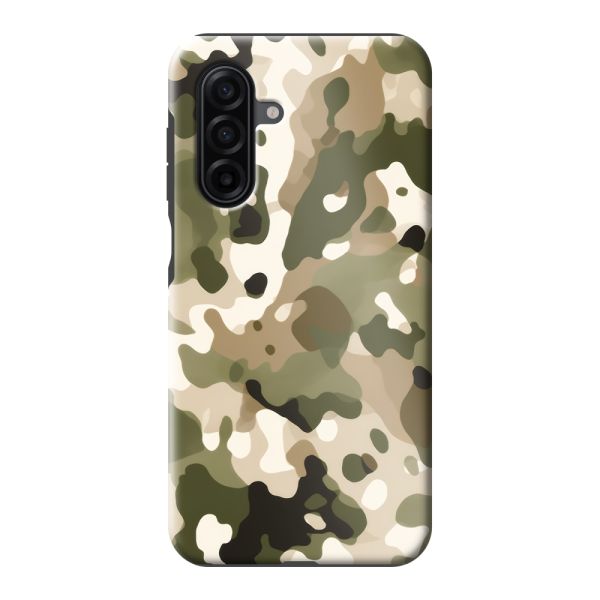 Coque Samsung Galaxy A17 4G ultra-résistante avec imprimé camouflage - Motif militaire
