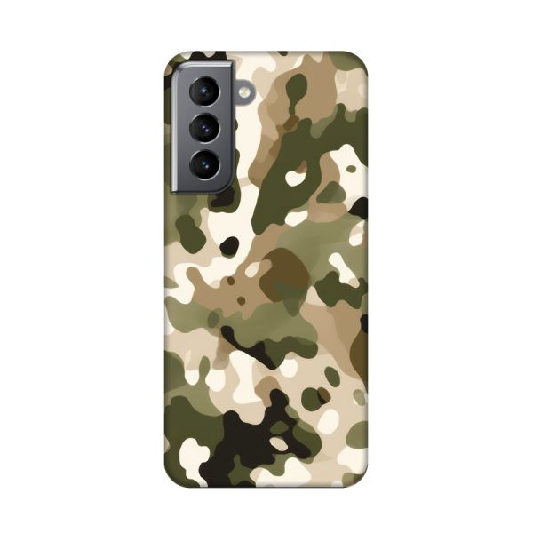 Extra sterk Samsung Galaxy S21 5G hoesje met Camouflage Print - Legerprint