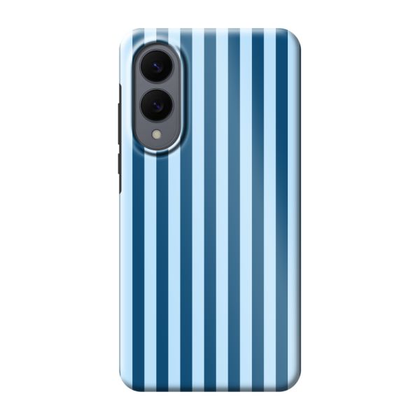 Extra sterk Samsung Galaxy S25 Edge hoesje met blauwe strepen