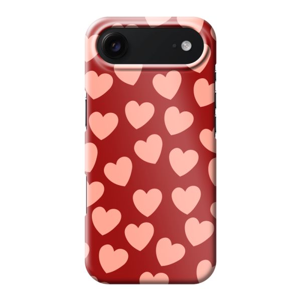 Vollständig bedrucktes iPhone Air hard case mit Zarten Herzchen
