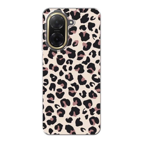 Transparant flexibel Xiaomi Redmi A5 4G hoesje met Panter Print - Beige Luipaardprint