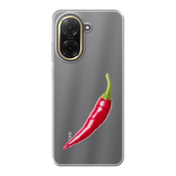 Transparant flexibel Xiaomi Redmi A5 4G hoesje met Rode Peper - Pittig Design