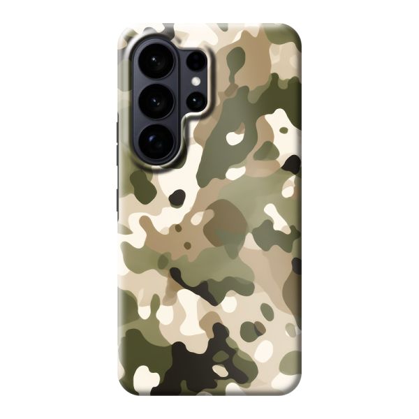 Coque Samsung Galaxy S26 Ultra ultra-résistante avec imprimé camouflage - Motif militaire