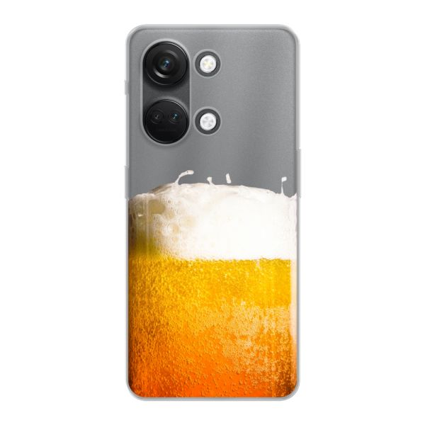 Transparant flexibel OnePlus Nord 3 hoesje met Vers Getapt Biertje - Bierprint