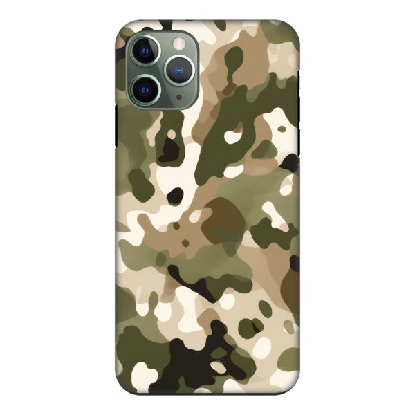Besonders robuste iPhone 11 Pro Hülle mit Camouflage-Print - Tarnmuster