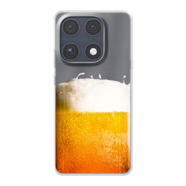 Transparant flexibel Motorola Signature hoesje met Vers Getapt Biertje - Bierprint